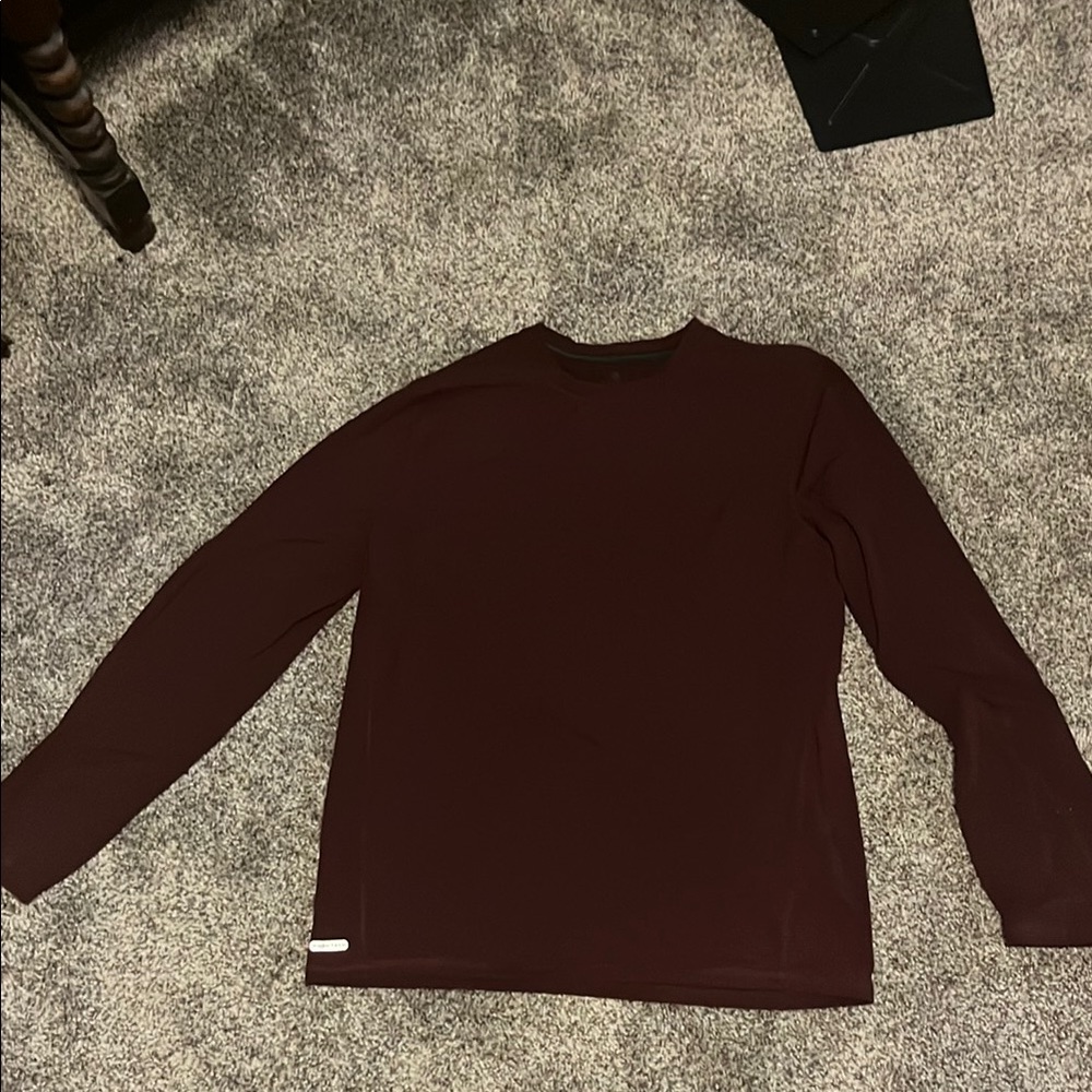 Free Country Deep Red Long Sleeve Top